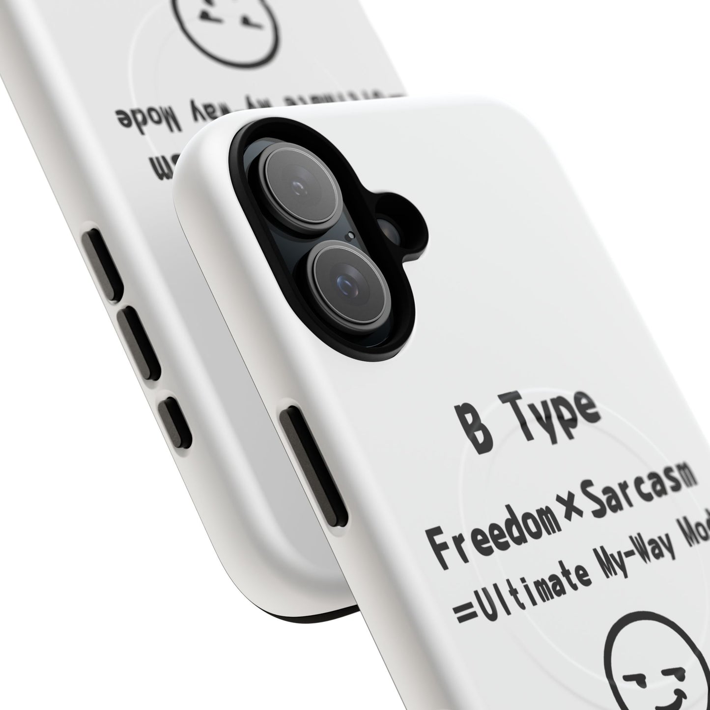 B Blood Type Phone Case Magnetic Charging Compatible & Bold Personality Design