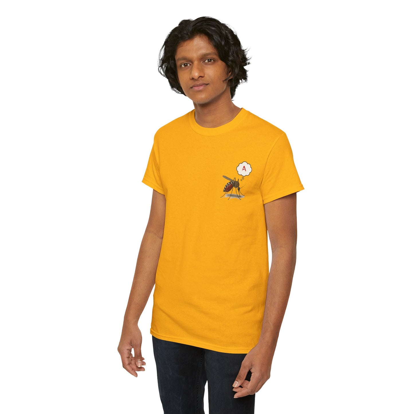 Blood Type A Personality T-Shirt – Funny Mosquito Report Tee