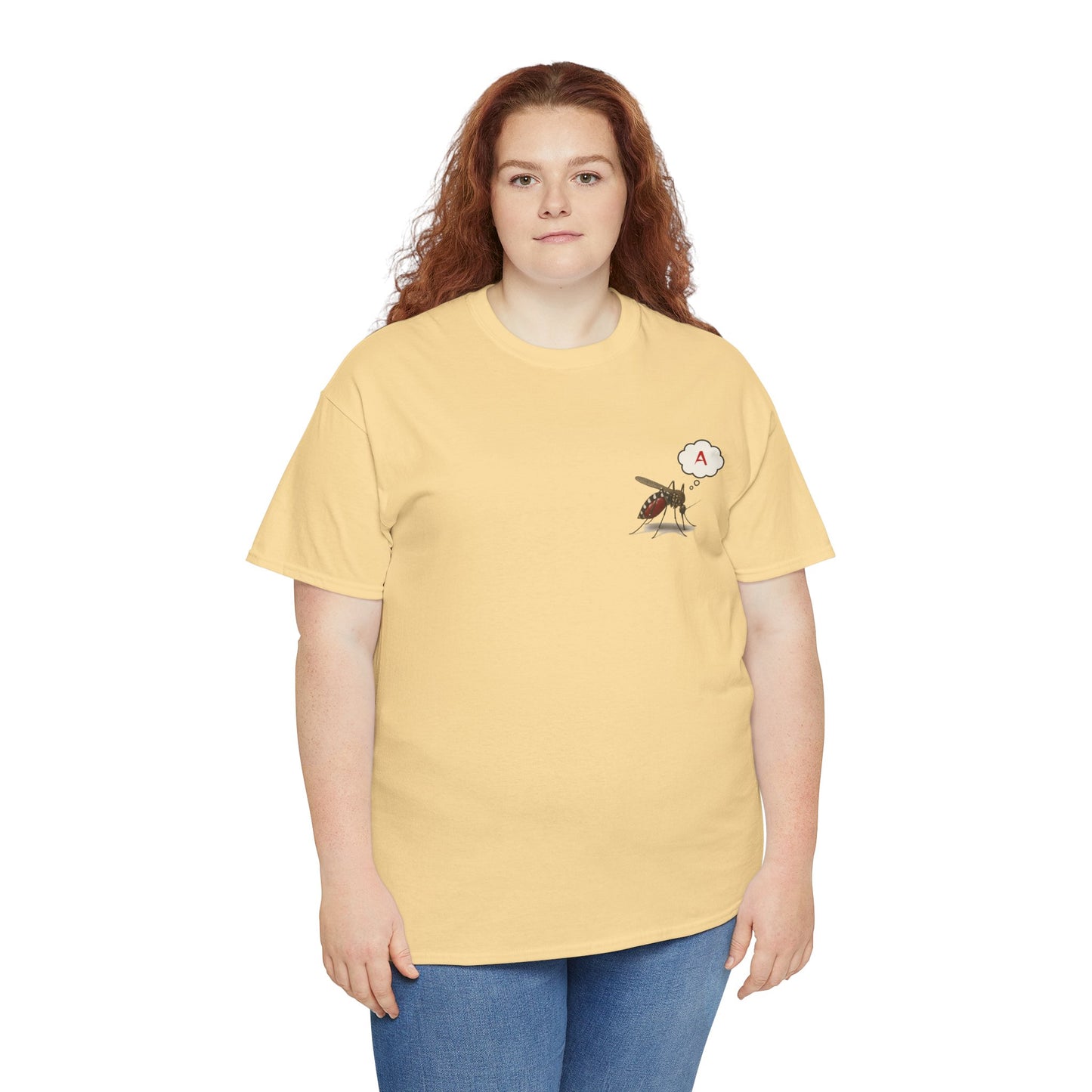 Blood Type A Personality T-Shirt – Funny Mosquito Report Tee