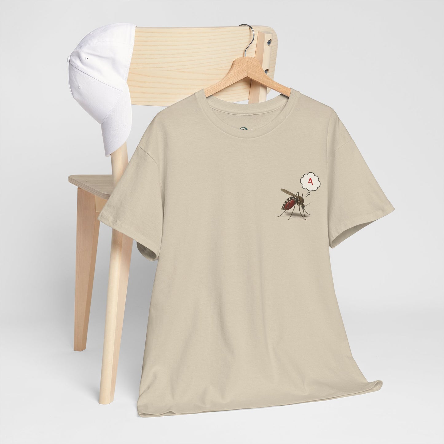 Blood Type A Personality T-Shirt – Funny Mosquito Report Tee