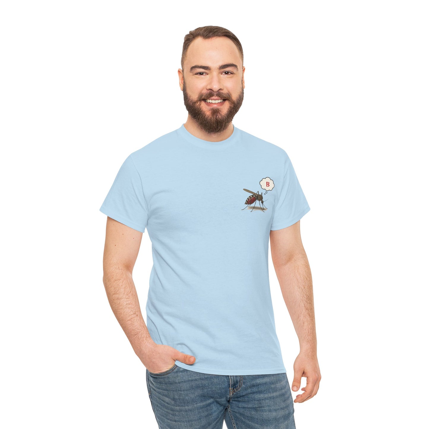 Blood Type B Personality T-Shirt – Funny Mosquito Report Tee