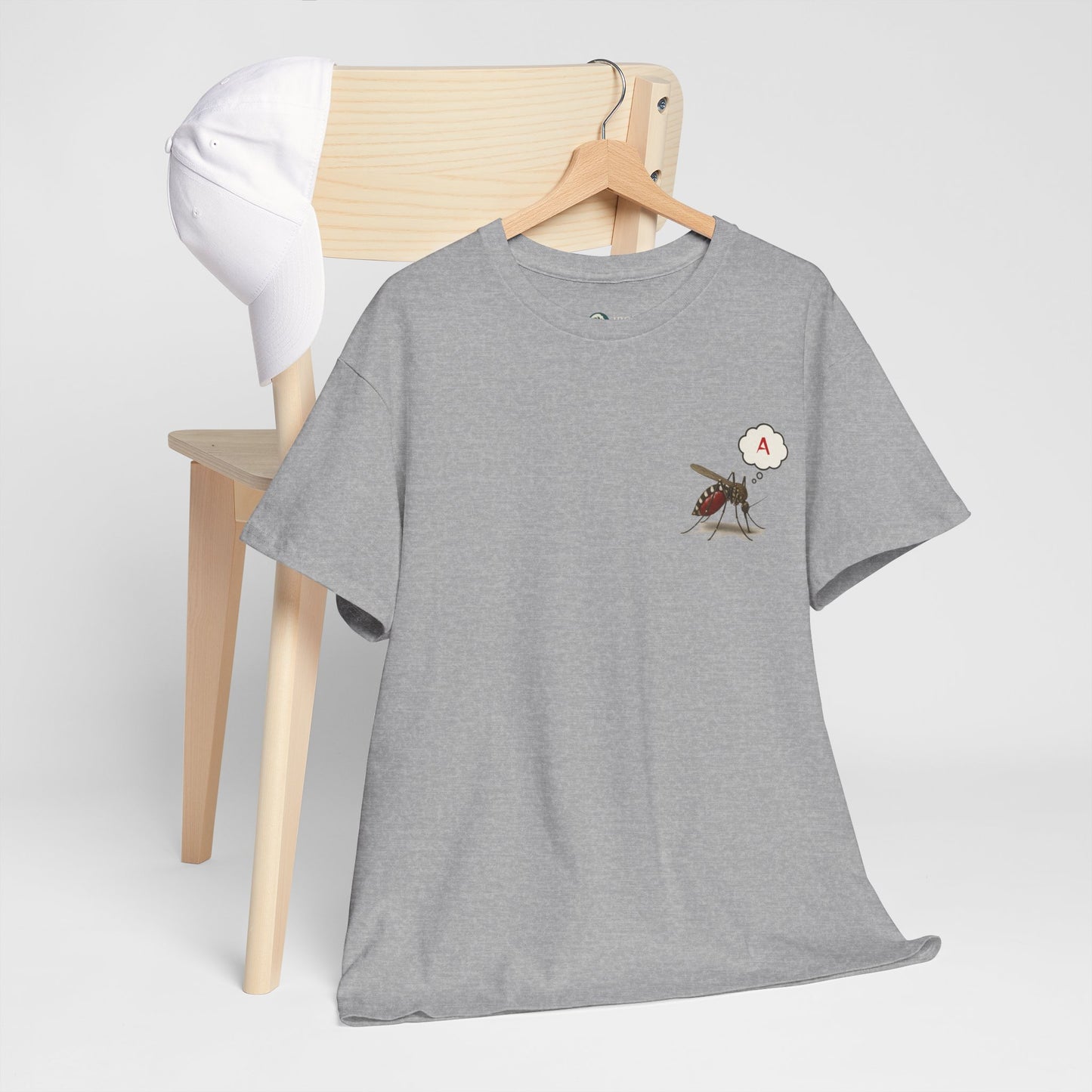 Blood Type A Personality T-Shirt – Funny Mosquito Report Tee