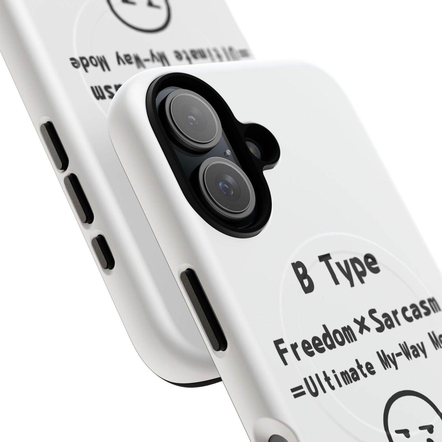 B Blood Type Phone Case Magnetic Charging Compatible & Bold Personality Design