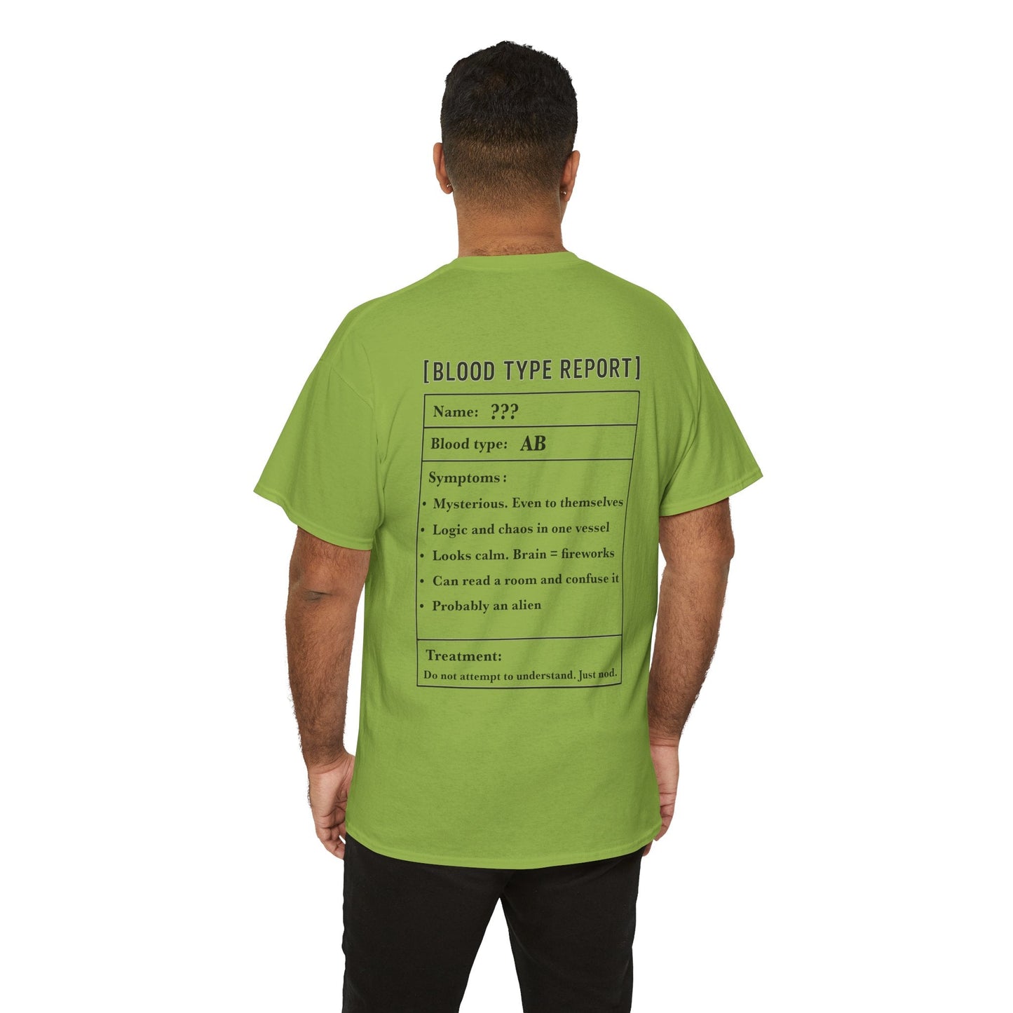 Photo of AB Blood Type T-Shirt – Funny Insect Tee Japanese Humour Gift from IROHA - STUDIO