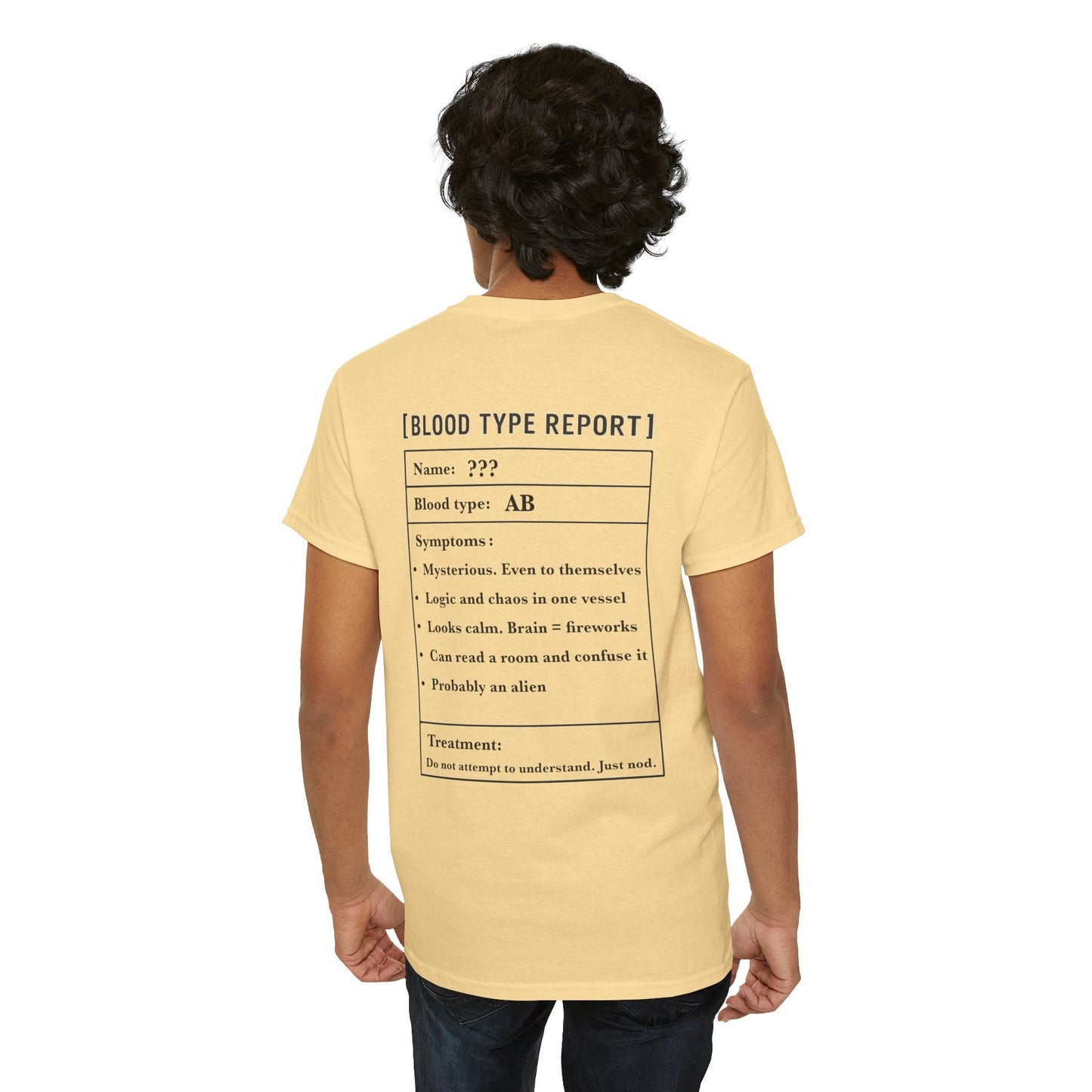 Photo of AB Blood Type T-Shirt – Funny Insect Tee Japanese Humour Gift from IROHA - STUDIO