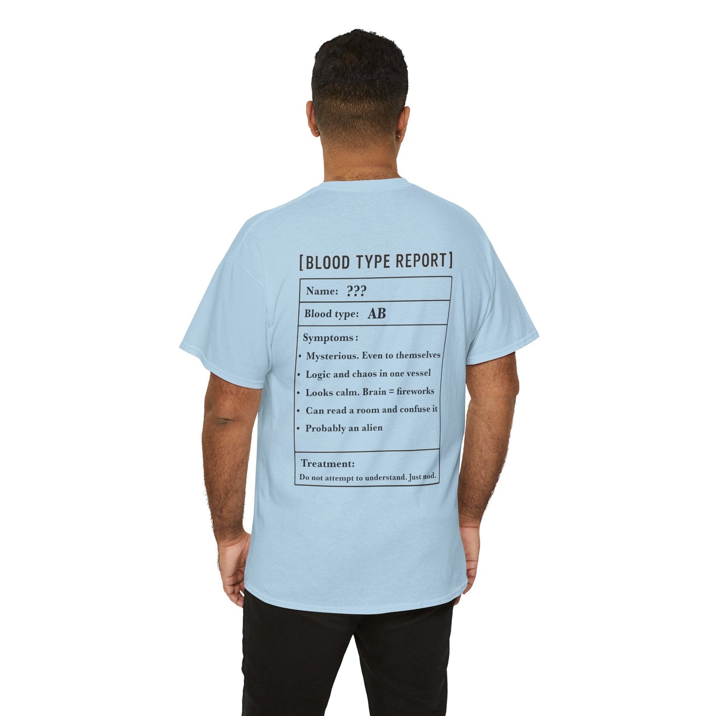 Photo of AB Blood Type T-Shirt – Funny Insect Tee Japanese Humour Gift from IROHA - STUDIO
