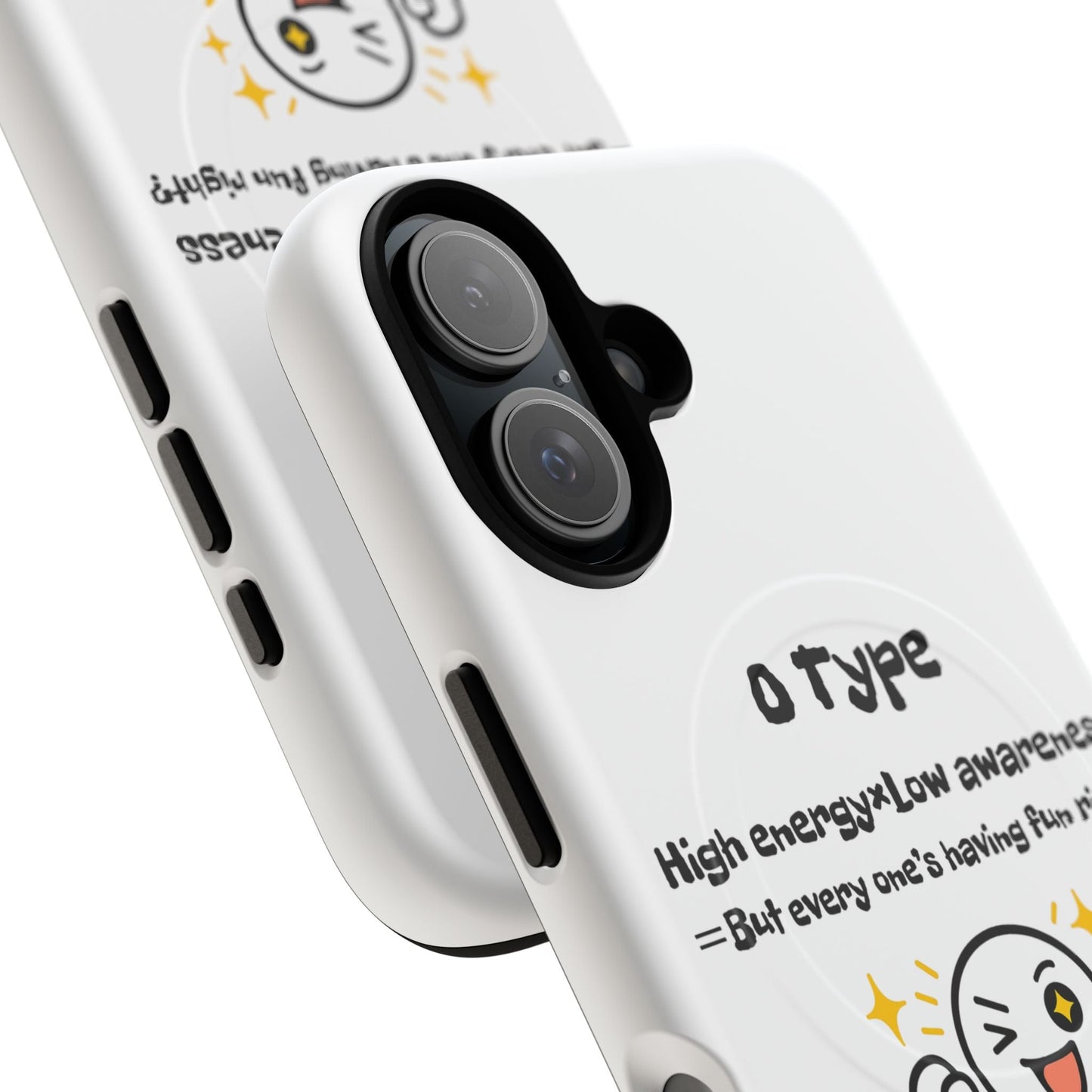 Photo of O Blood Type Phone Case Magnetic Charging Compatible & Bold Personality Design from IROHA - STUDIO