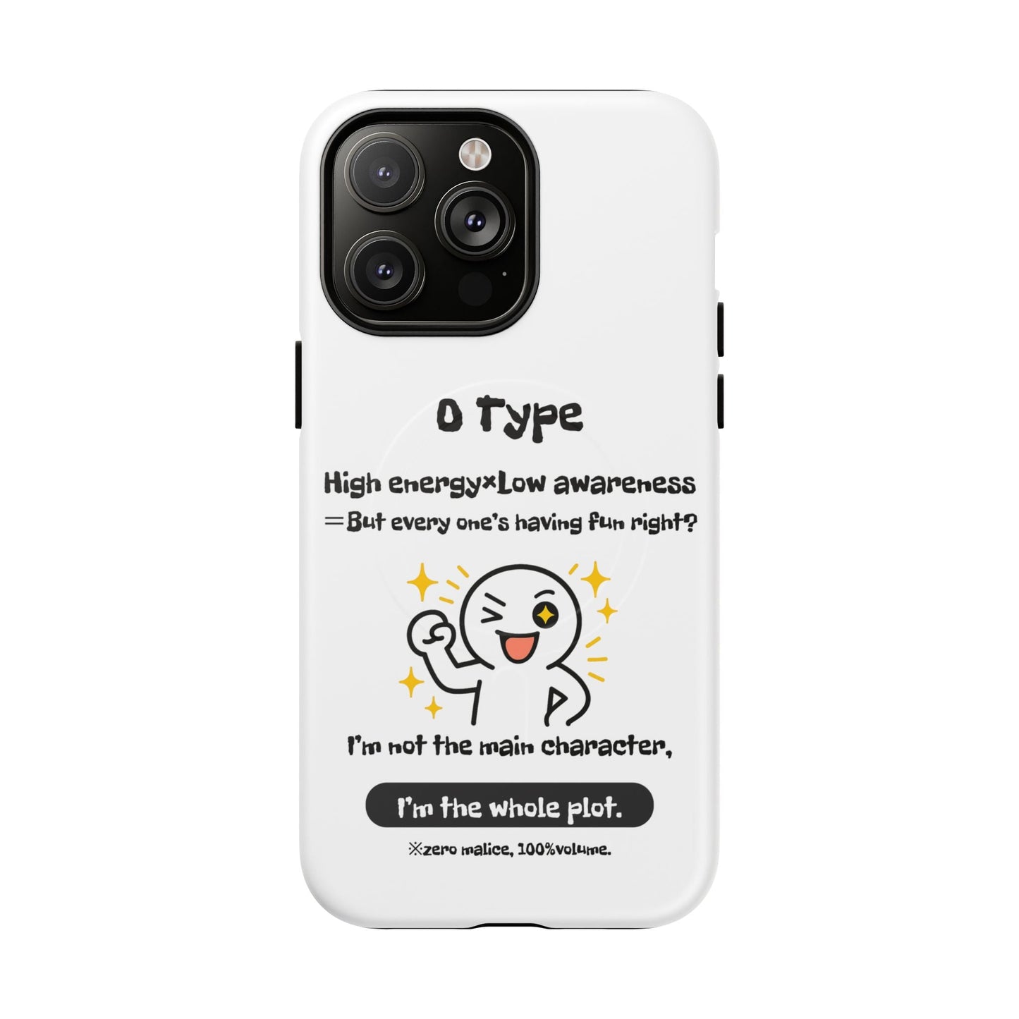 Photo of O Blood Type Phone Case Magnetic Charging Compatible & Bold Personality Design from IROHA - STUDIO