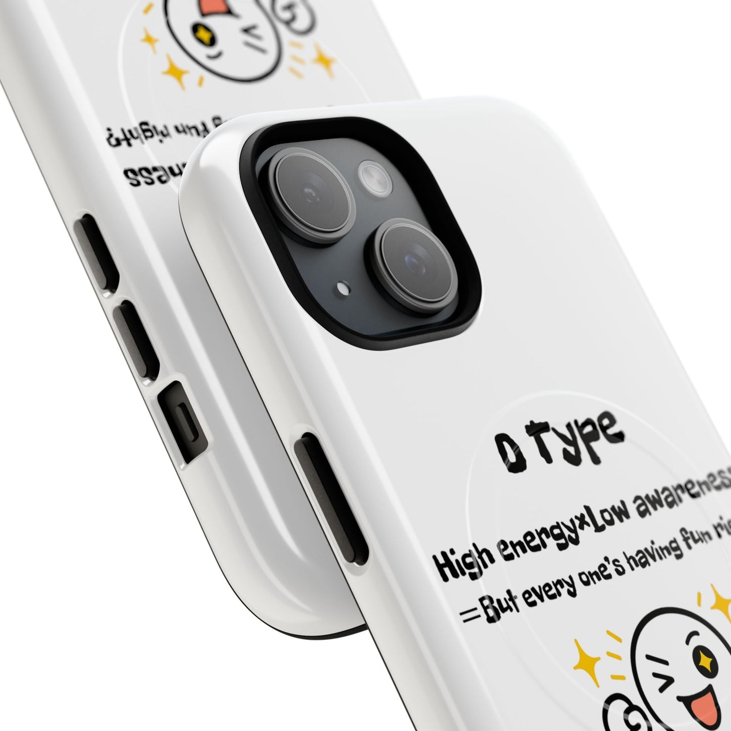 Photo of O Blood Type Phone Case Magnetic Charging Compatible & Bold Personality Design from IROHA - STUDIO