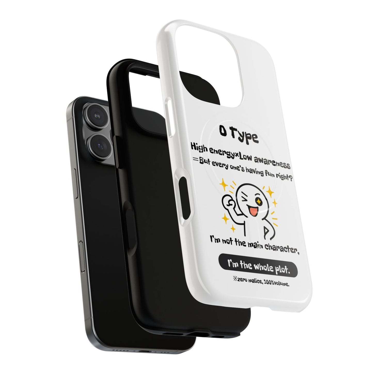 Photo of O Blood Type Phone Case Magnetic Charging Compatible & Bold Personality Design from IROHA - STUDIO