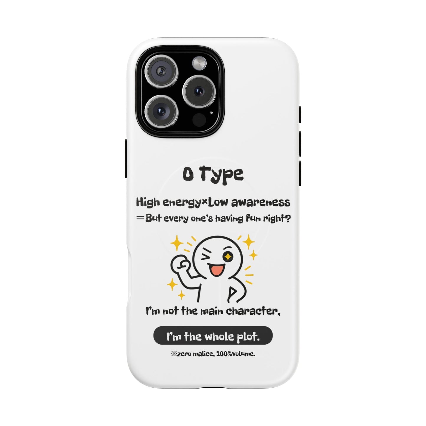 Photo of O Blood Type Phone Case Magnetic Charging Compatible & Bold Personality Design from IROHA - STUDIO
