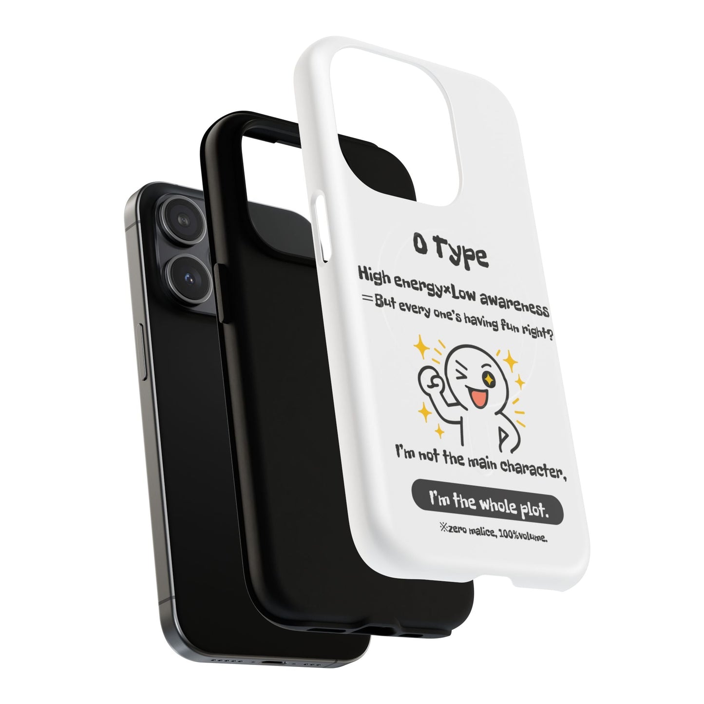 Photo of O Blood Type Phone Case Magnetic Charging Compatible & Bold Personality Design from IROHA - STUDIO