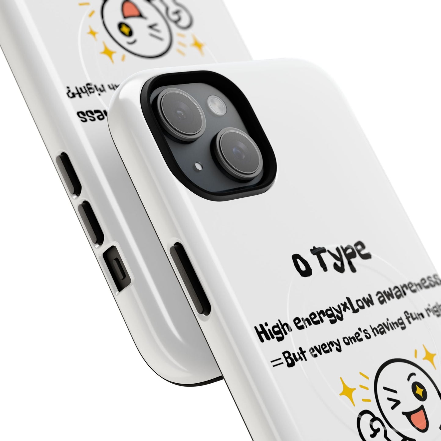 Photo of O Blood Type Phone Case Magnetic Charging Compatible & Bold Personality Design from IROHA - STUDIO