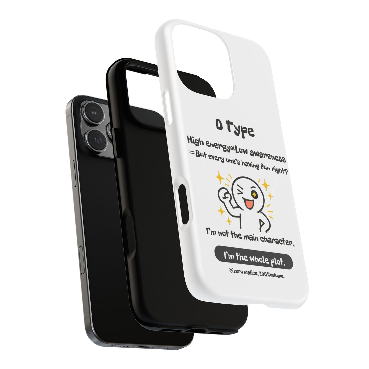 Photo of O Blood Type Phone Case Magnetic Charging Compatible & Bold Personality Design from IROHA - STUDIO