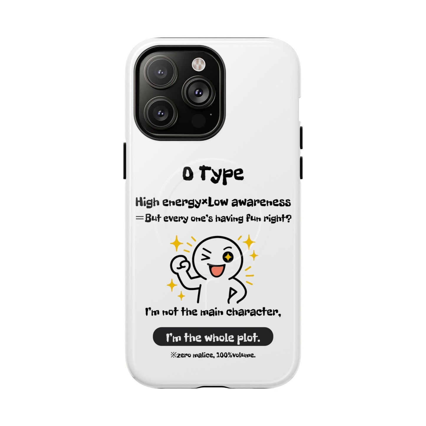Photo of O Blood Type Phone Case Magnetic Charging Compatible & Bold Personality Design from IROHA - STUDIO