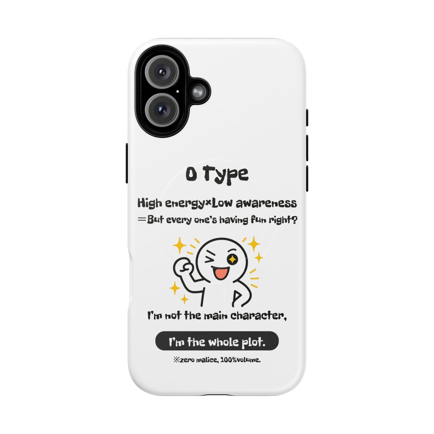 Photo of O Blood Type Phone Case Magnetic Charging Compatible & Bold Personality Design from IROHA - STUDIO