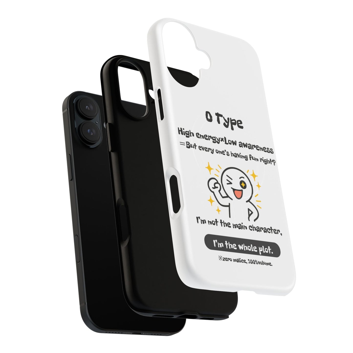 Photo of O Blood Type Phone Case Magnetic Charging Compatible & Bold Personality Design from IROHA - STUDIO