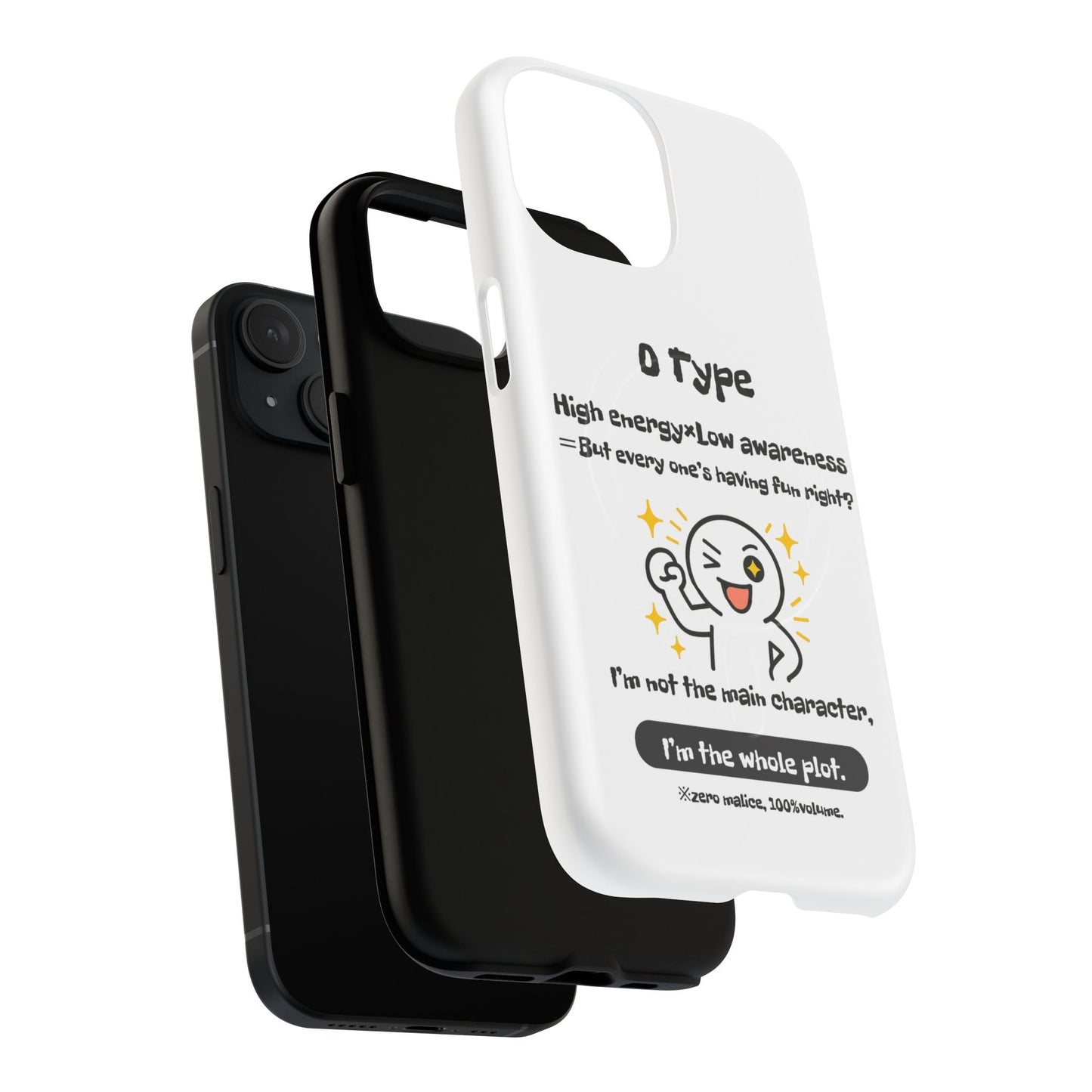 Photo of O Blood Type Phone Case Magnetic Charging Compatible & Bold Personality Design from IROHA - STUDIO