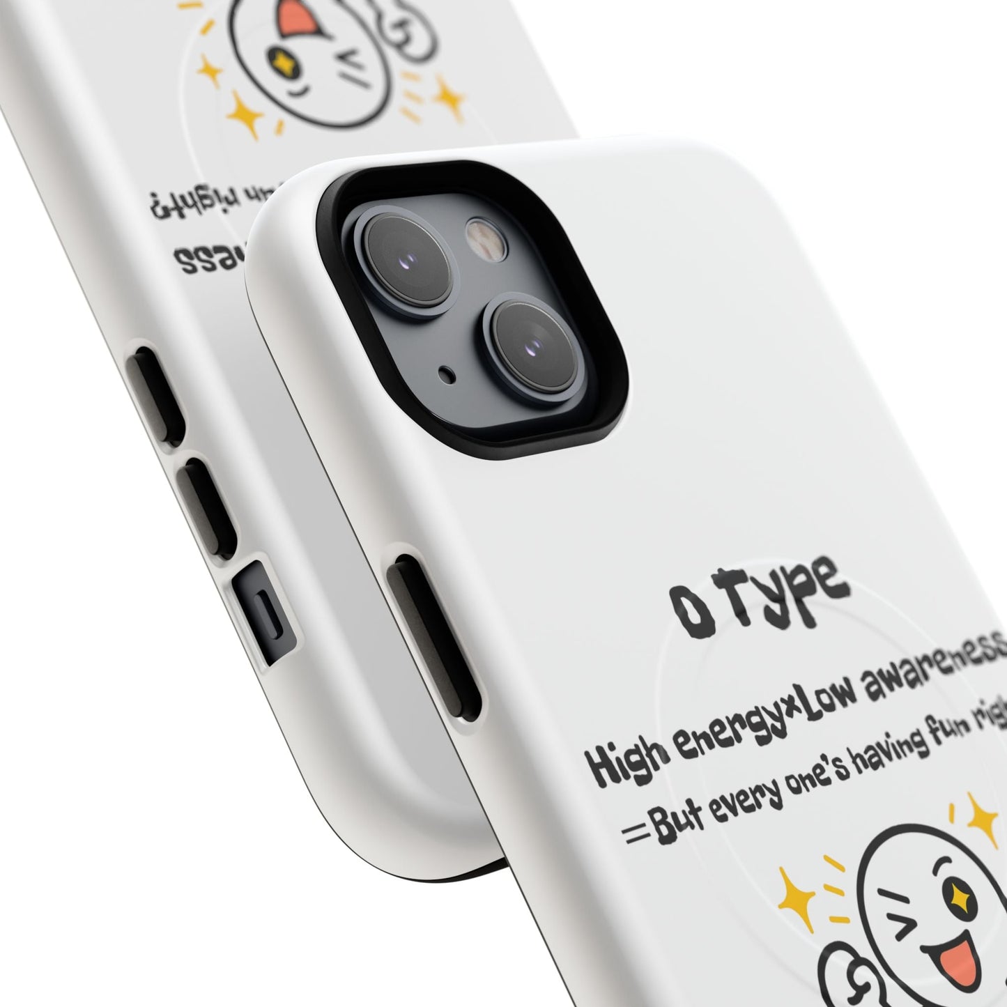 Photo of O Blood Type Phone Case Magnetic Charging Compatible & Bold Personality Design from IROHA - STUDIO