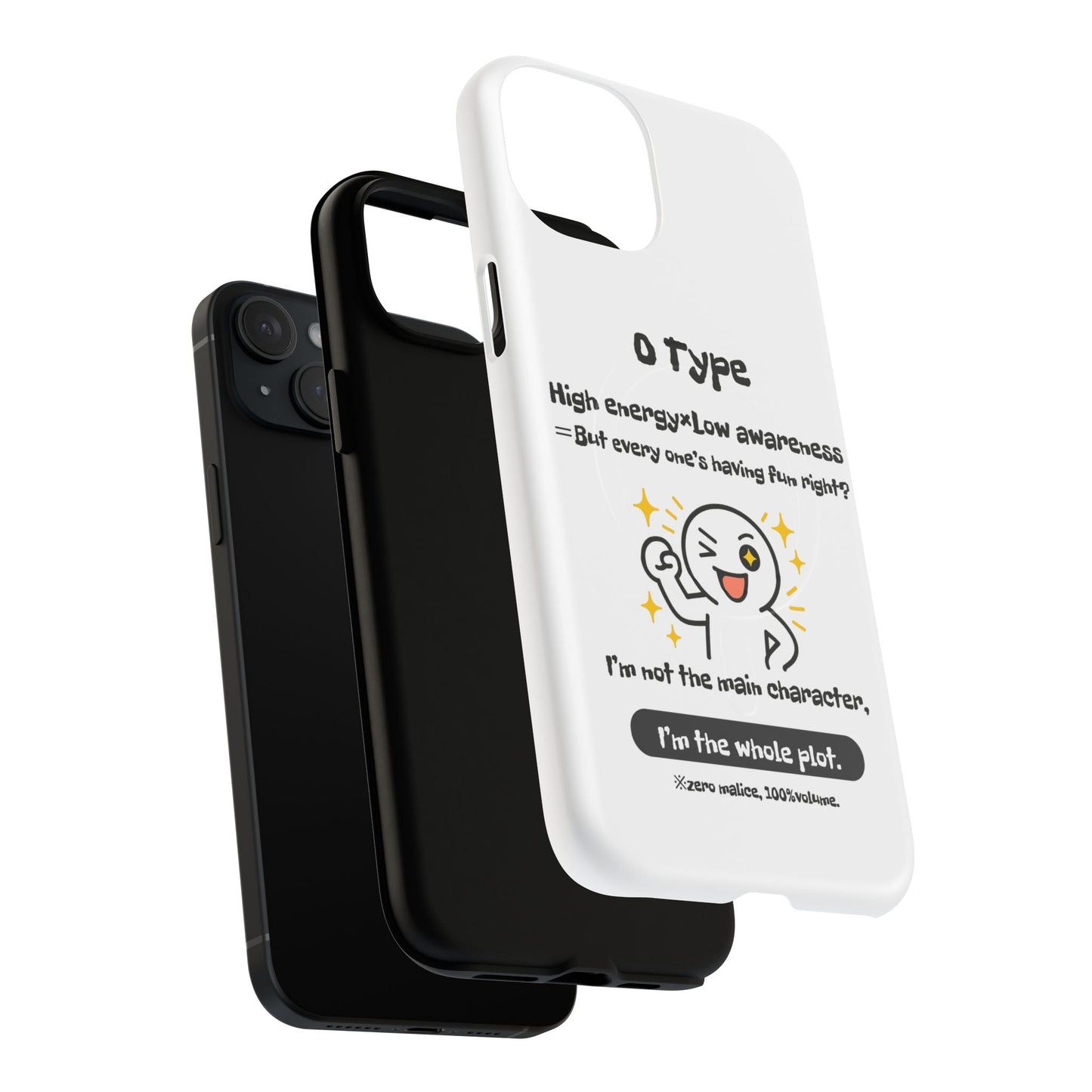 Photo of O Blood Type Phone Case Magnetic Charging Compatible & Bold Personality Design from IROHA - STUDIO