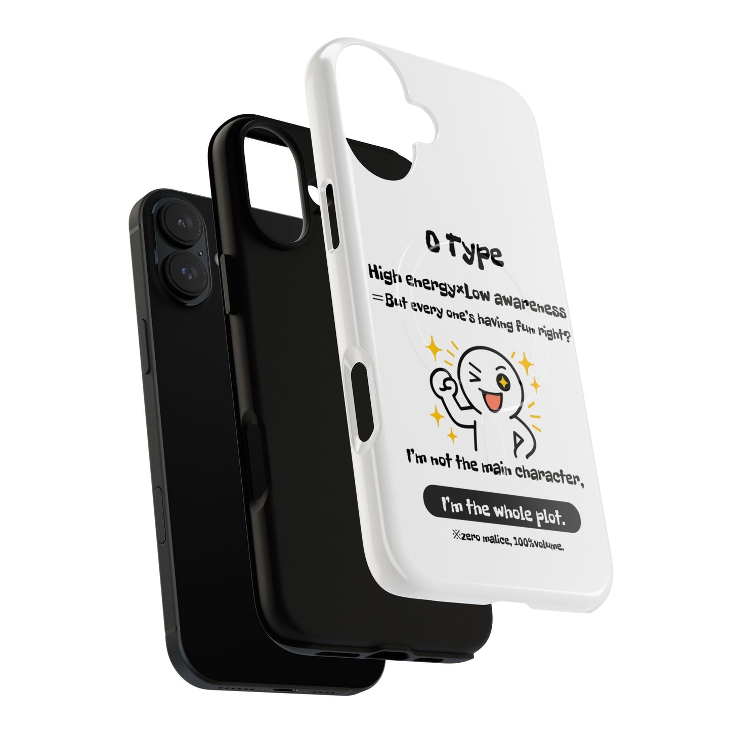 Photo of O Blood Type Phone Case Magnetic Charging Compatible & Bold Personality Design from IROHA - STUDIO