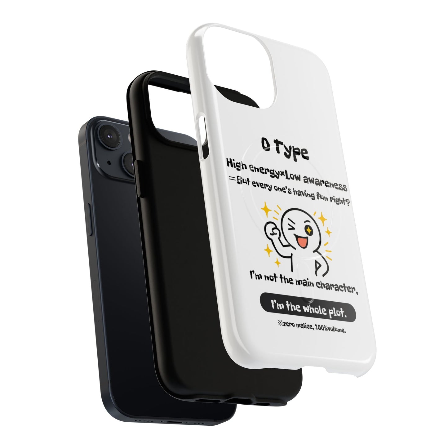 Photo of O Blood Type Phone Case Magnetic Charging Compatible & Bold Personality Design from IROHA - STUDIO