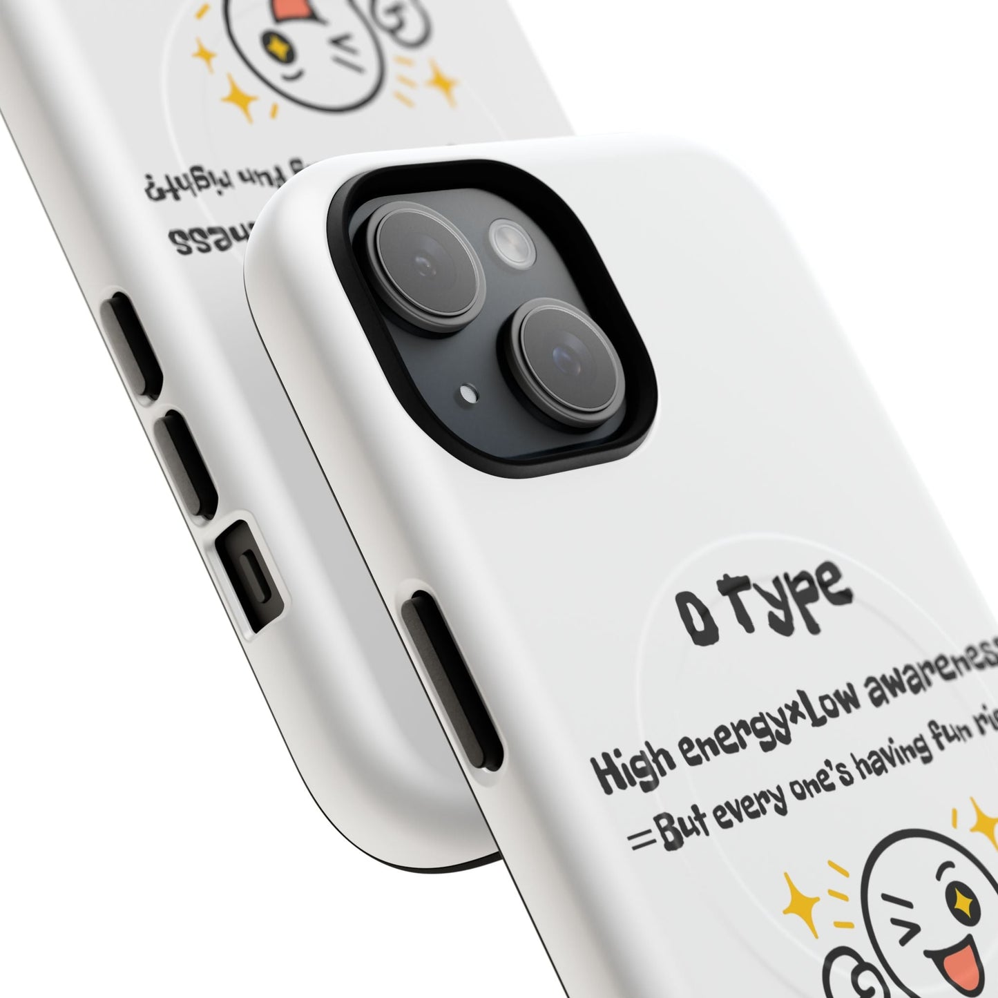 Photo of O Blood Type Phone Case Magnetic Charging Compatible & Bold Personality Design from IROHA - STUDIO