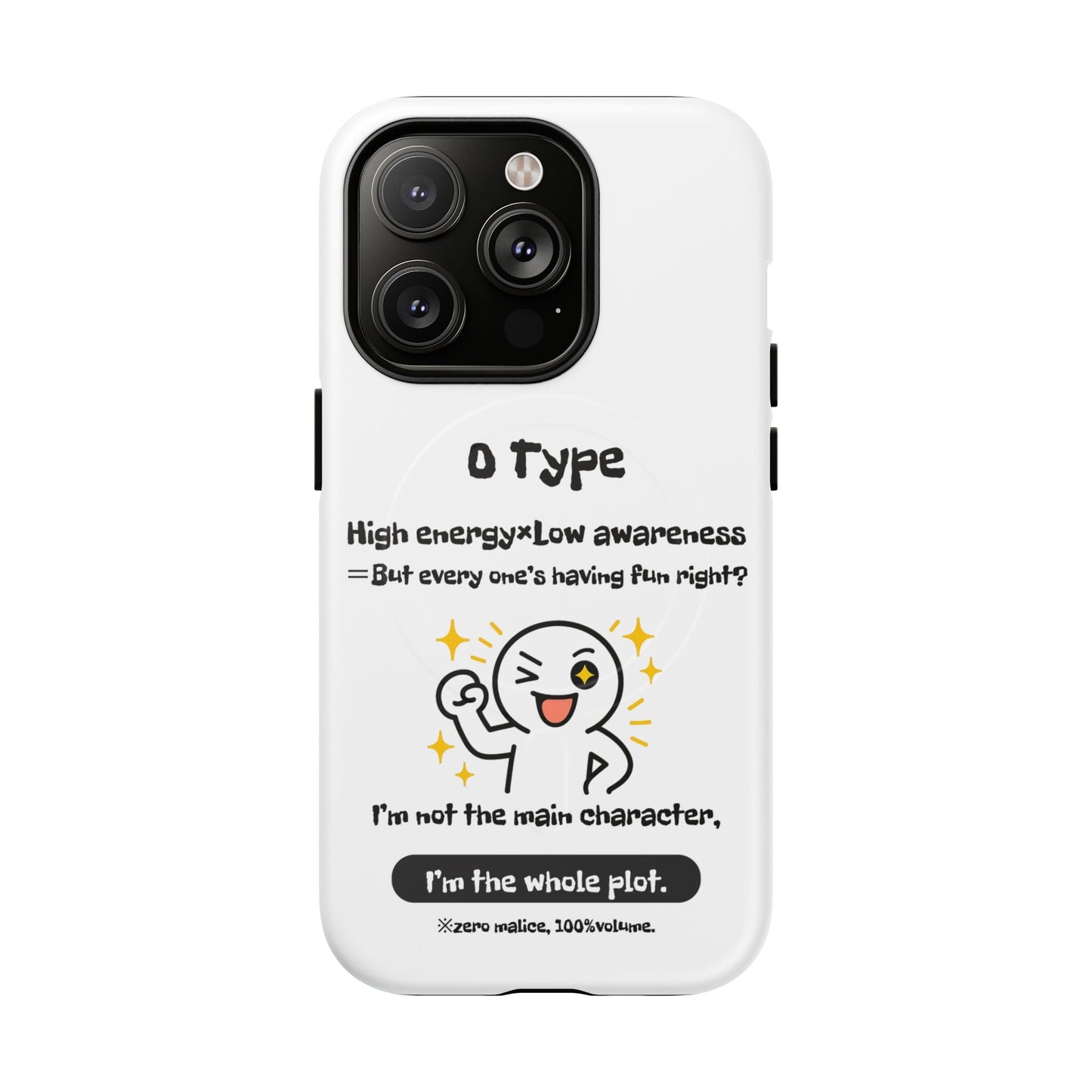Photo of O Blood Type Phone Case Magnetic Charging Compatible & Bold Personality Design from IROHA - STUDIO
