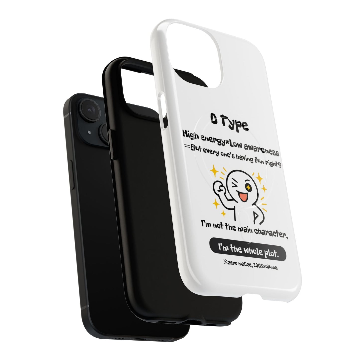 Photo of O Blood Type Phone Case Magnetic Charging Compatible & Bold Personality Design from IROHA - STUDIO