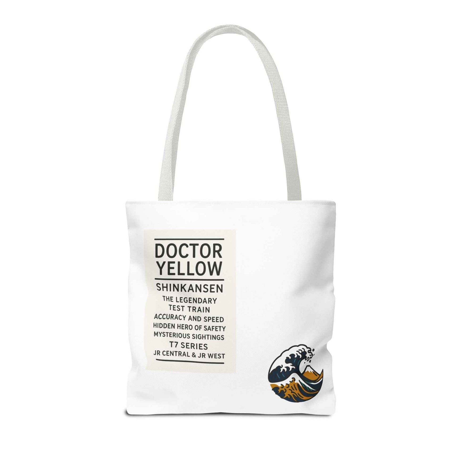 Shinkansen DR Yellow Tote Bag - Mt. Fuji Design by IROHA studio