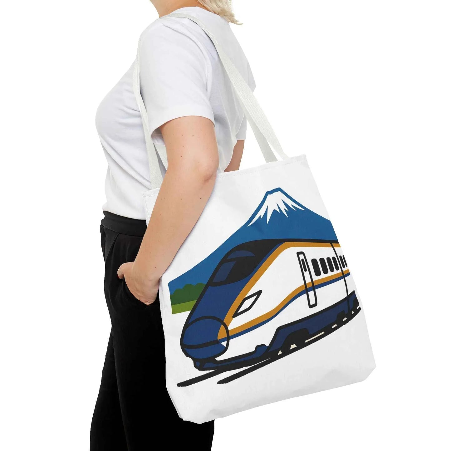 Shinkansen Kagayaki Tote Bag - Japanese Train Design by IROHA studio