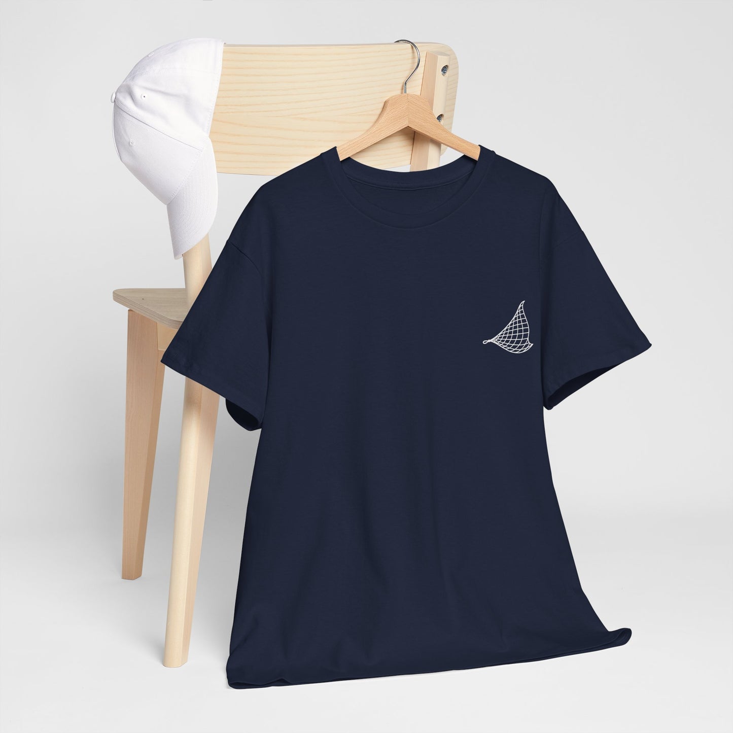 Photo of Flying Fish & Great Wave T-shirt Front – Japanese-Inspired Design from IROHA-STUDIO