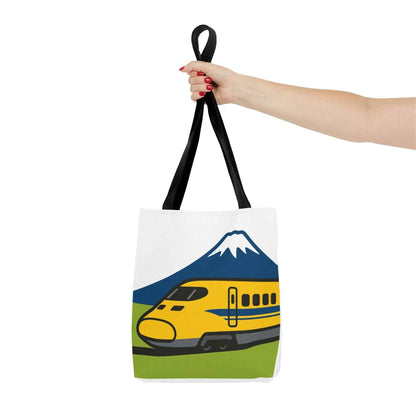 Shinkansen DR Yellow Tote Bag - Mt. Fuji Design by IROHA studio