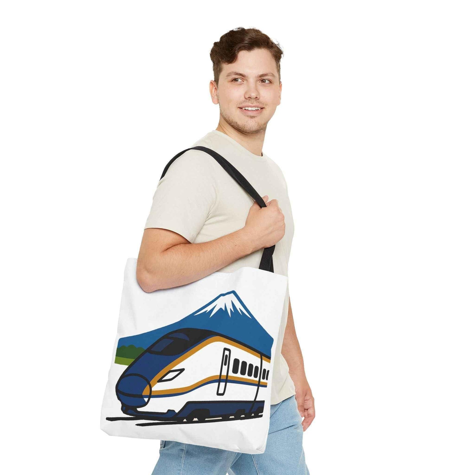 Shinkansen Kagayaki Tote Bag - Japanese Train Design by IROHA studio