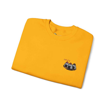 Rice Ball Embroidered Sweatshirt – Cute Japanese Food Design by IROHA studio