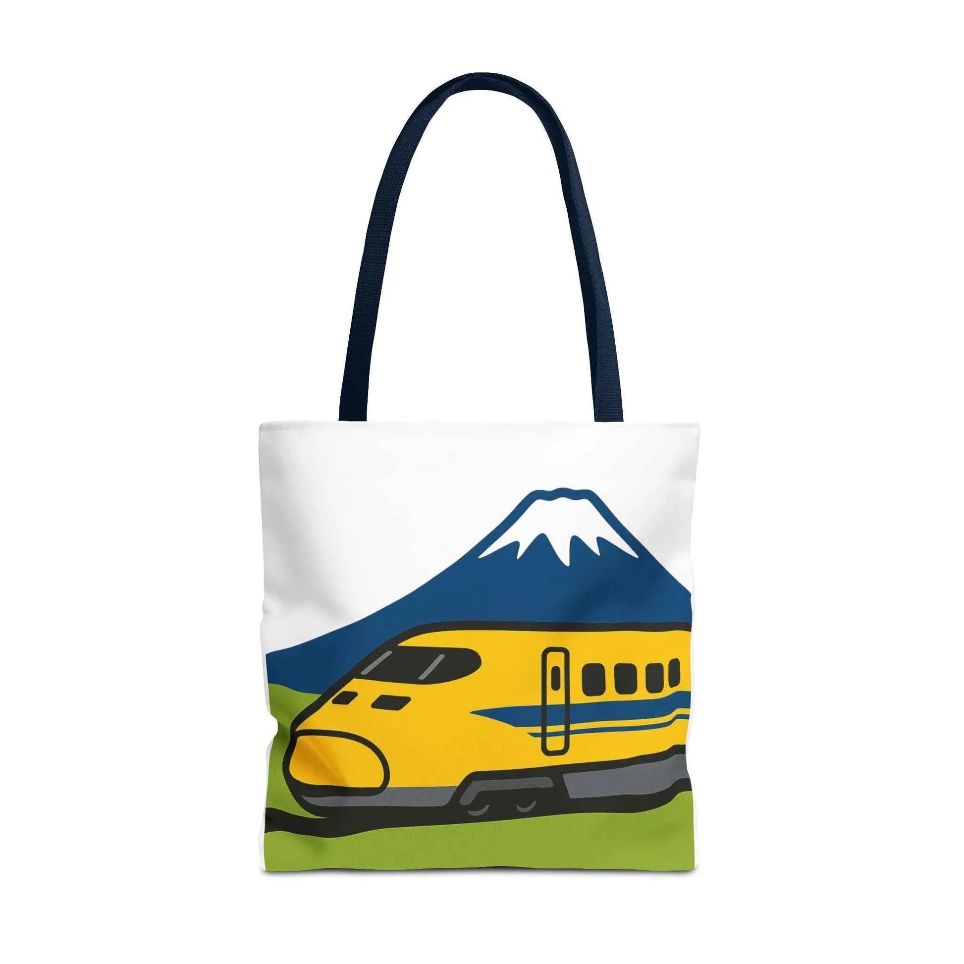 Shinkansen DR Yellow Tote Bag - Mt. Fuji Design by IROHA studio