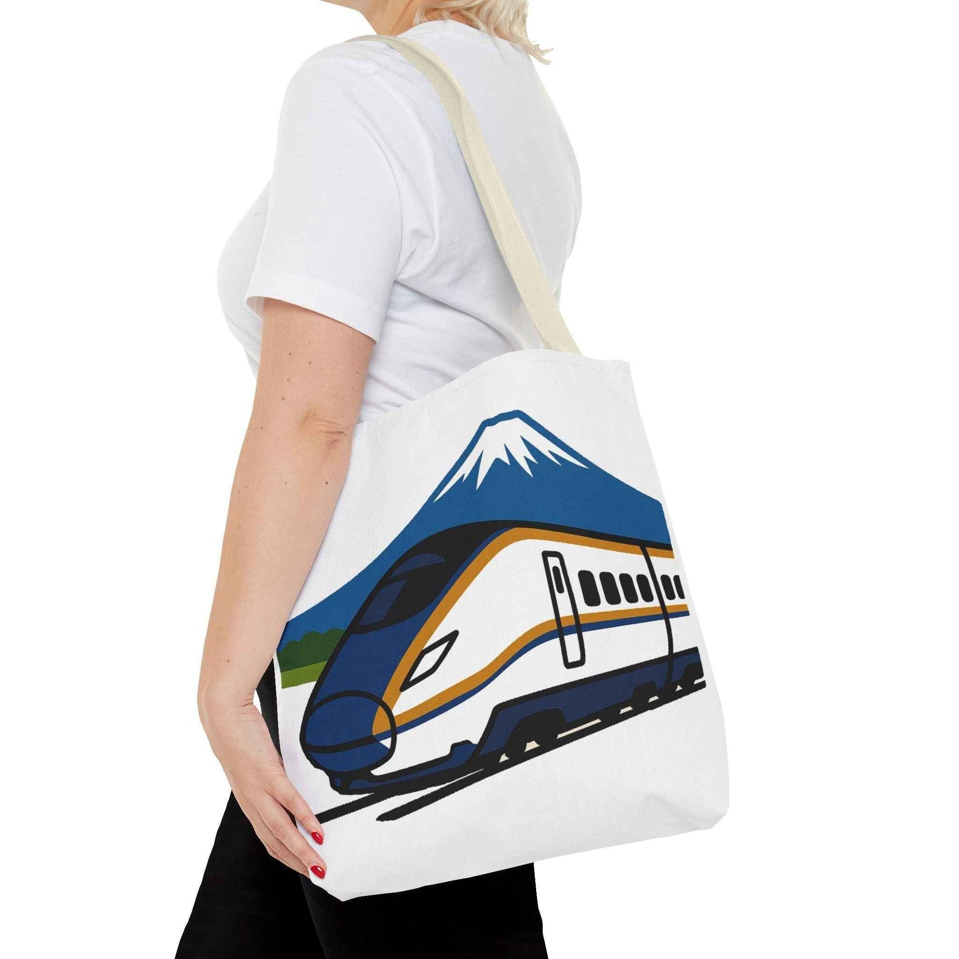 Shinkansen Kagayaki Tote Bag - Japanese Train Design by IROHA studio