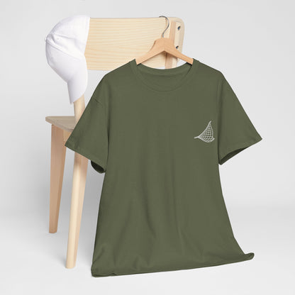 Photo of Flying Fish & Great Wave T-shirt Front – Japanese-Inspired Design from IROHA-STUDIO