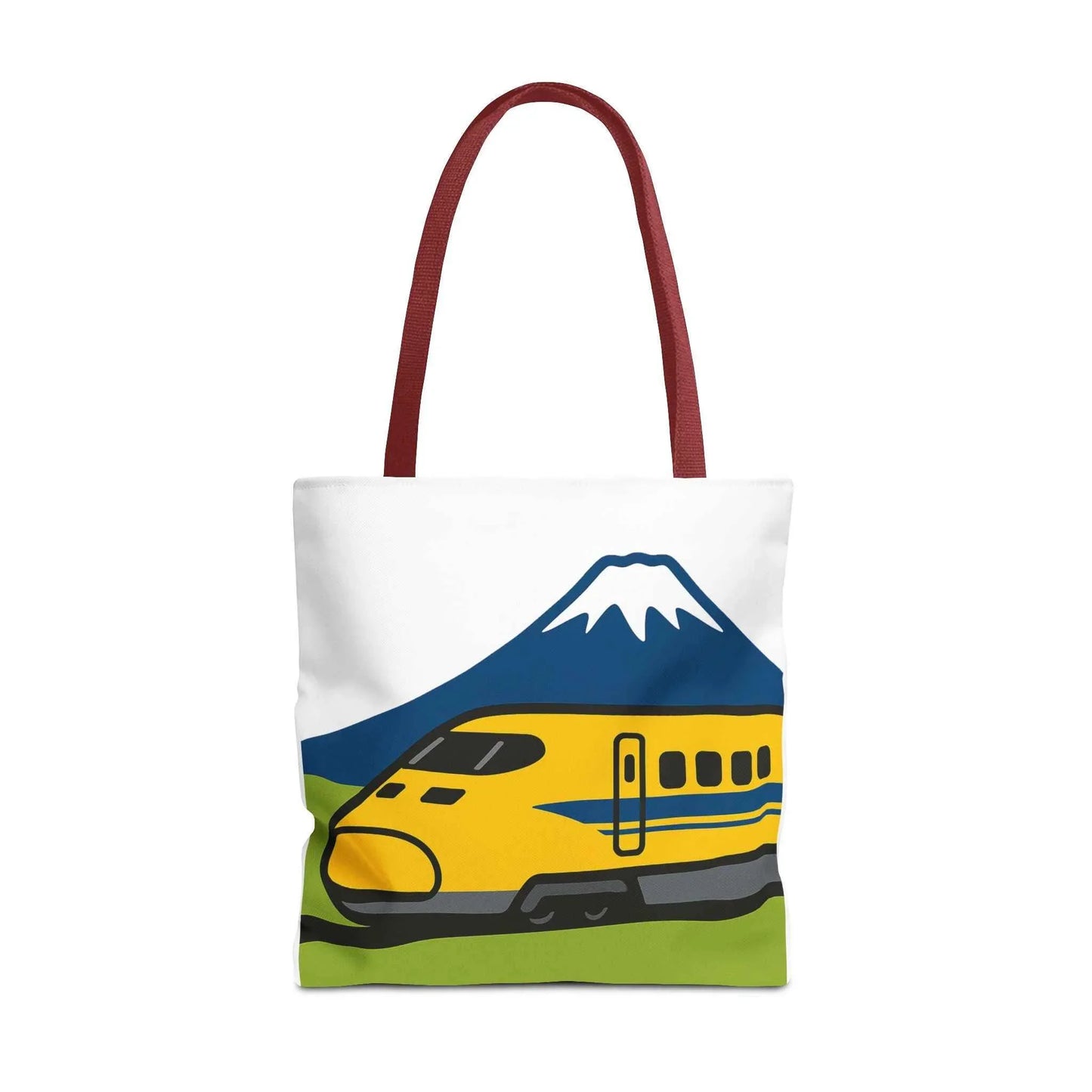 Shinkansen DR Yellow Tote Bag - Mt. Fuji Design by IROHA studio