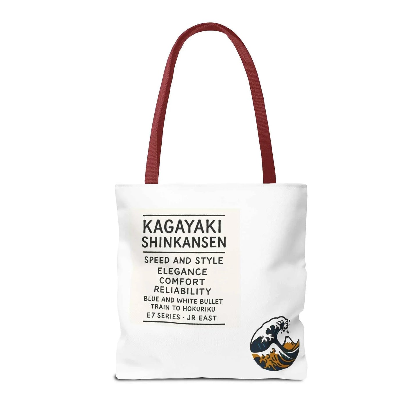 Shinkansen Kagayaki Tote Bag - Japanese Train Design by IROHA studio