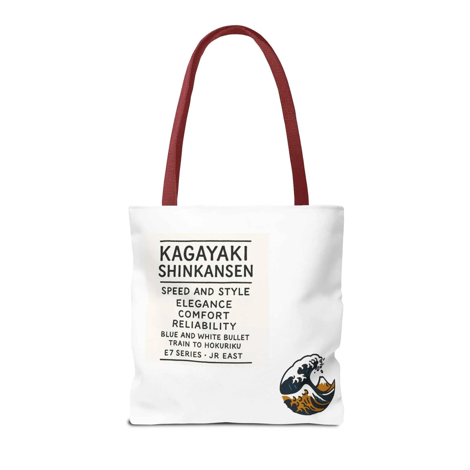Shinkansen Kagayaki Tote Bag - Japanese Train Design by IROHA studio