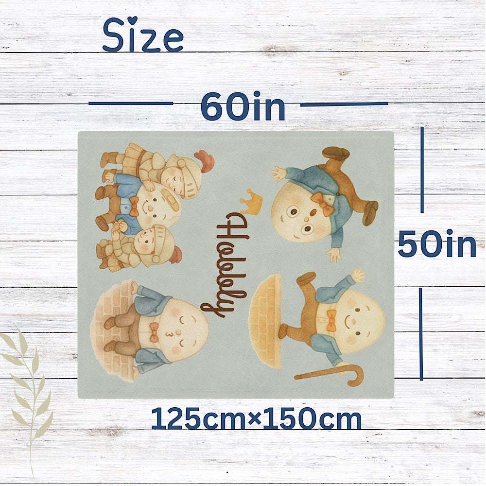 Personalised Baby & Kids Blanket - Humpty Dumpty Theme by IROHA-studio
