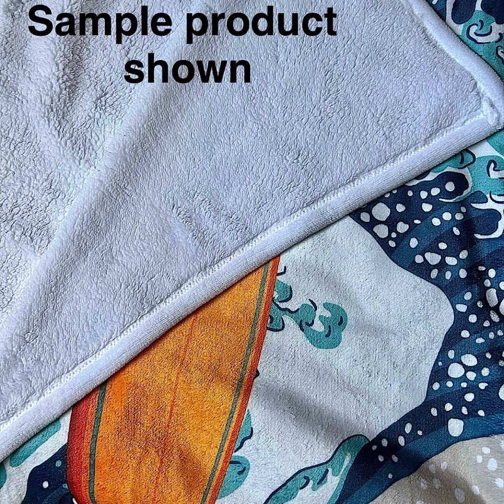 Personalised Baby & Kids Blanket - The Wheels on the Bus Theme by IROHA-studio