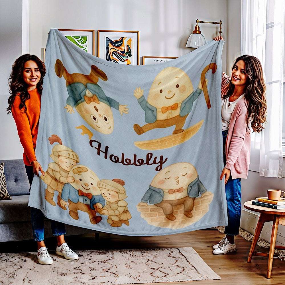 Personalized Baby & Kids Blanket – Humpty Dumpty Theme by IROHA studio