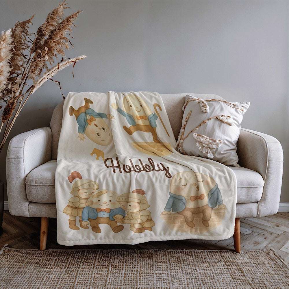 Personalized Baby & Kids Blanket – Humpty Dumpty Theme by IROHA studio