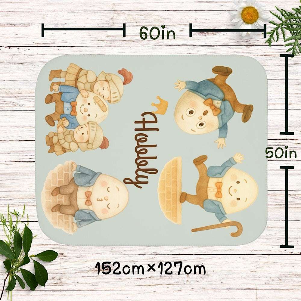 Personalized Baby & Kids Blanket – Humpty Dumpty Theme by IROHA studio
