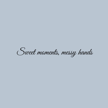 Personalised Mum & Son Journal – “Sweet Moments, Messy Hands” | Free UK Shipping by IROHA-studio