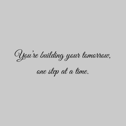 Personalised Dad & Son Journal – “You’re Building Your Tomorrow, One Step at a Time” | Free UK Shipping by IROHA-studio