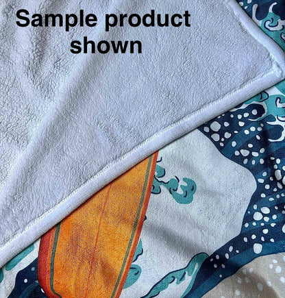 Personalised Baby Blanket Shinkansen (3 colour option)- Best Baby Gift by IROHA studio