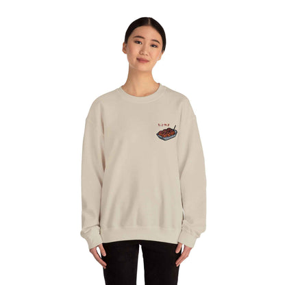 Takoyaki Embroidered Sweatshirt Japanese Food Design by IROHA studio